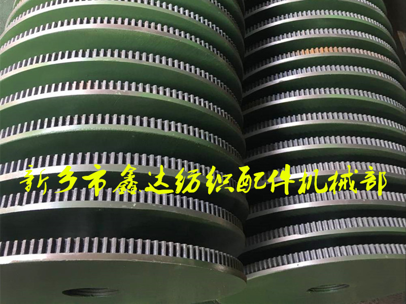 織布機螺紋盤片細節(jié)(織機經軸)